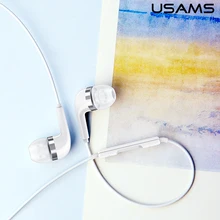 USAMS Professional In-Ear Wired Earphone High fidelity Sound Quality Metal Heavy Bass Music Wired Earphone for phone(China)