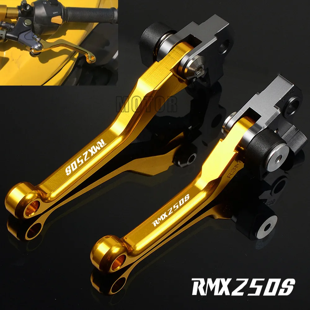 

CNC Motorcycle Dirt Pit Bike Motocross Pivot Brake Clutch Levers For Suzuki RMX250S 1993-1996 1994 1995 RMX250 RMX 250S 250 S