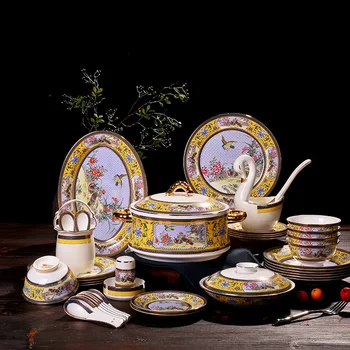 Jingdezhen high-grade bone china tableware antique dove bone china tableware ceramic tableware
Jingdezhen high-grade bone china tableware antique dove bone china tableware ceramic tableware