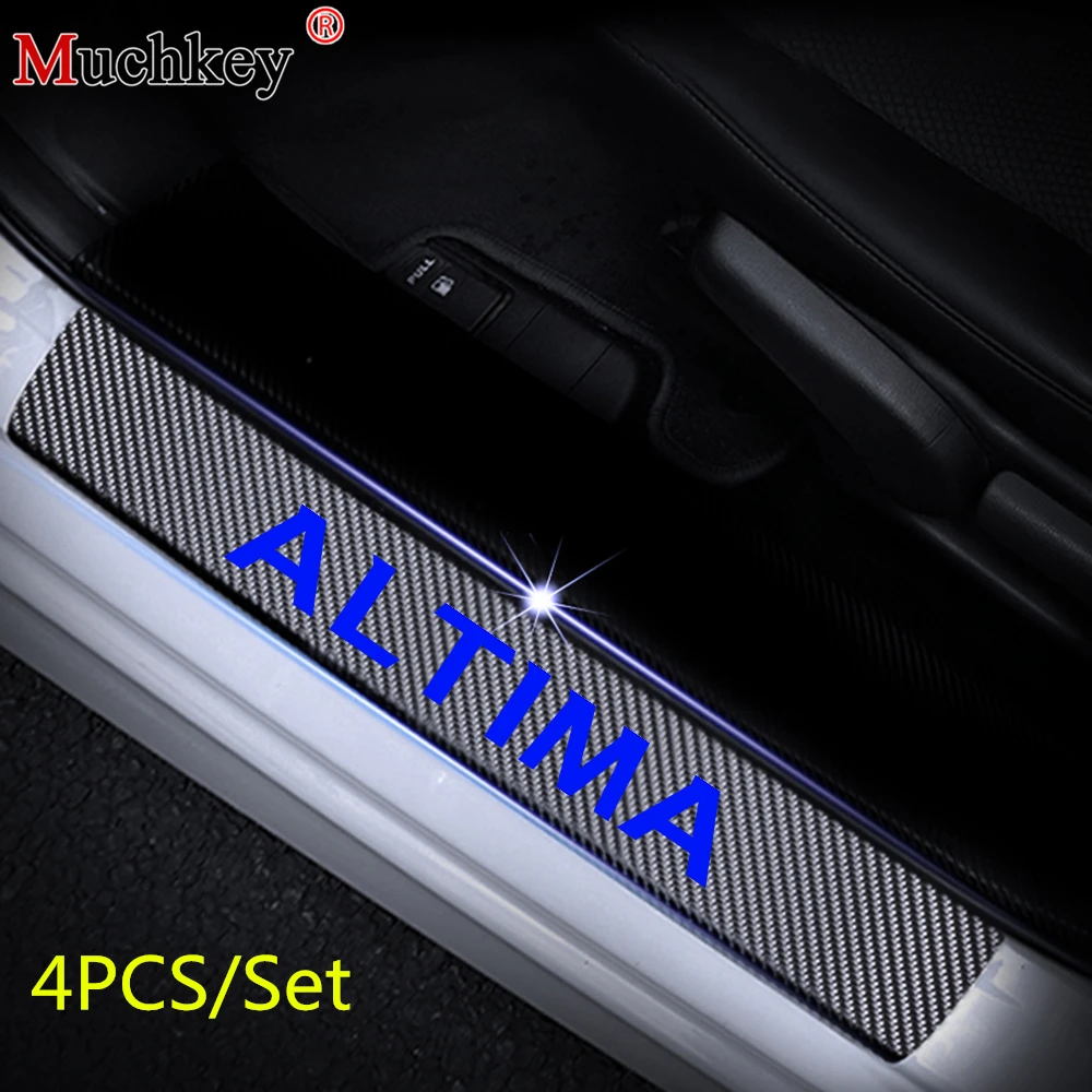 For Nissan Altima 2007-2019 Carbon Fiber Vinyl Sticker Door Threshold Plate Car Door Sill Protector Scuff Plate Car Styling 4Pcs
For Nissan Altima 2007-2019 Carbon Fiber Vinyl Sticker Door Threshold Plate Car Door Sill Protector Scuff Plate Car Styling 4Pcs