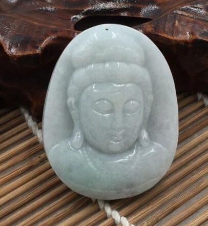 FREE SHIPPING Jew2539 Hand-Carved Green Jade Gems Pendant & Necklace Avalokitesvara Lucky Charm NEW HOT sell
FREE SHIPPING Jew2539 Hand-Carved Green Jade Gems Pendant & Necklace Avalokitesvara Lucky Charm NEW HOT sell