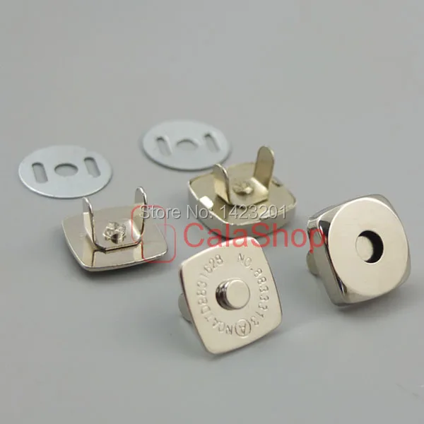 20 sets / Lot 14MM 9/16" Square Shape Magnetic snaps closures Clasp in Purse Closure Fastener F345 Free Shipping
20 sets / Lot 14MM 9/16" Square Shape Magnetic snaps closures Clasp in Purse Closure Fastener F345 Free Shipping