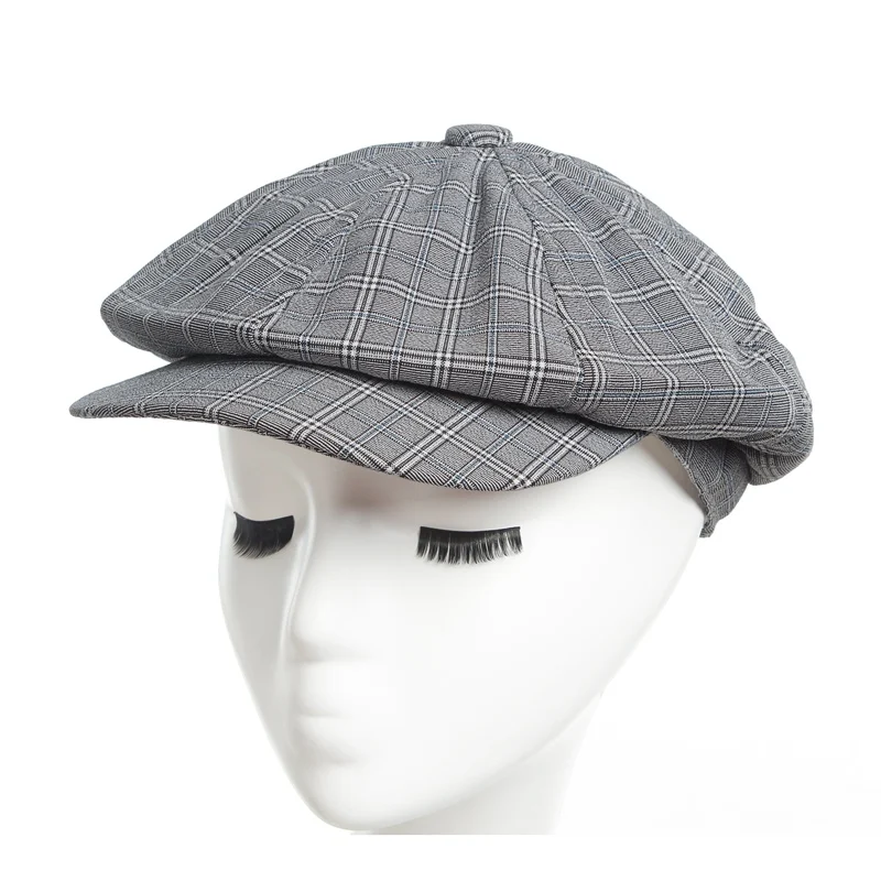 Octagonal cap Fashion Cotton and linen Octagonal cap for lady Autumn Winter Unisex lattices line elegance Newsboy cap
Octagonal cap Fashion Cotton and linen Octagonal cap for lady Autumn Winter Unisex lattices line elegance Newsboy cap