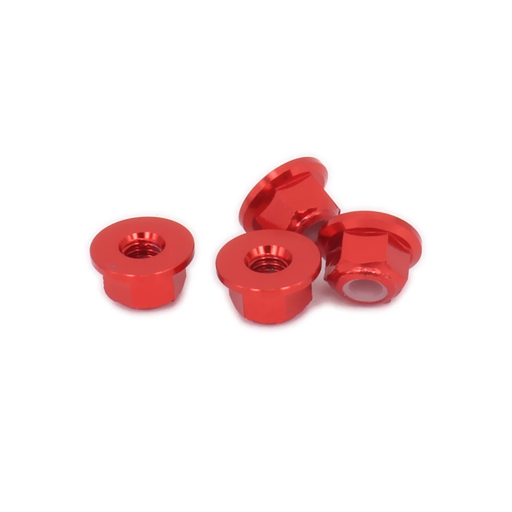 RCAWD 4PCS Aluminum Wheel Lock Nut M4 For RC Hobby Model Car 1/10 Kyosho Optima 4WD Axial Scx10 Crawler CNC Machined Spare Parts
RCAWD 4PCS Aluminum Wheel Lock Nut M4 For RC Hobby Model Car 1/10 Kyosho Optima 4WD Axial Scx10 Crawler CNC Machined Spare Parts