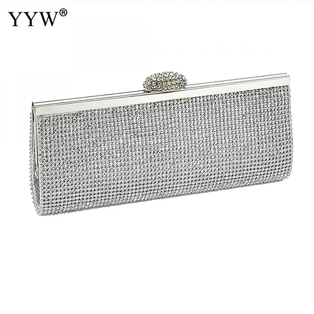 Zinc Alloy Handbags Rhinestone Clutch Bag For Women Luxury Brand Evening Party Bag Chain Shoulder Bag High Quality Bolso Fiesta
Zinc Alloy Handbags Rhinestone Clutch Bag For Women Luxury Brand Evening Party Bag Chain Shoulder Bag High Quality Bolso Fiesta