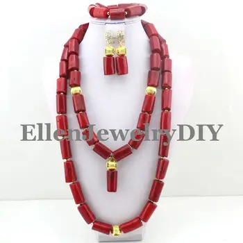 2019 New large Red Nigerian Coral Jewelry Sets Coral Beads Necklace Set Nigerian Wedding African Beads Bridal Jewelry Sets W8635
2019 New large Red Nigerian Coral Jewelry Sets Coral Beads Necklace Set Nigerian Wedding African Beads Bridal Jewelry Sets W8635