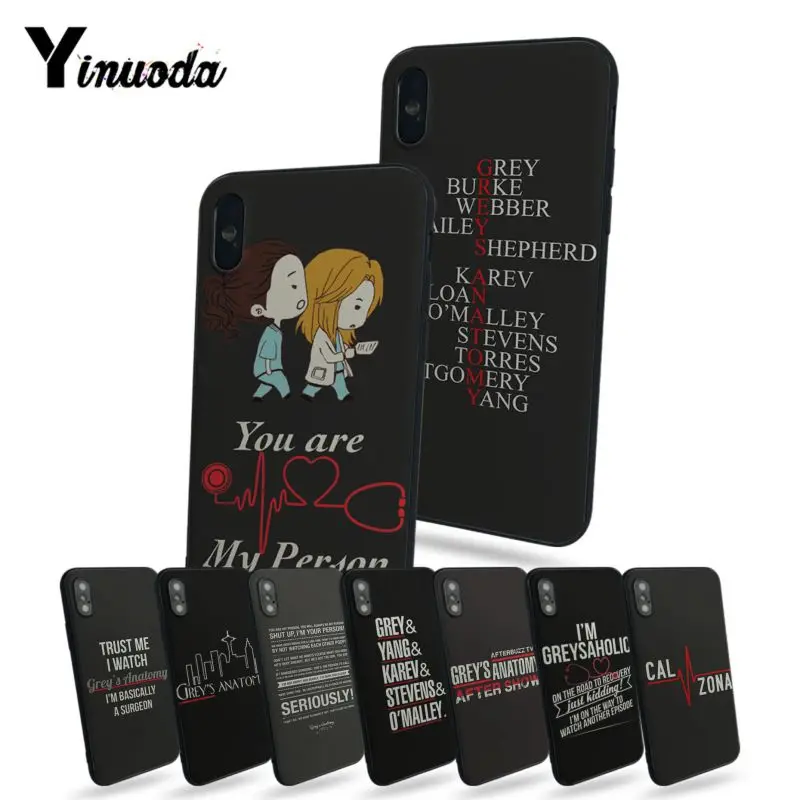 Yinuoda greys anatomy Hot selling fashion design cell Case For iphone 7 7plus X 8 8plus And 5 5s 6s 6s Plus Mobile phone cover
Yinuoda greys anatomy Hot selling fashion design cell Case For iphone 7 7plus X 8 8plus And 5 5s 6s 6s Plus Mobile phone cover
