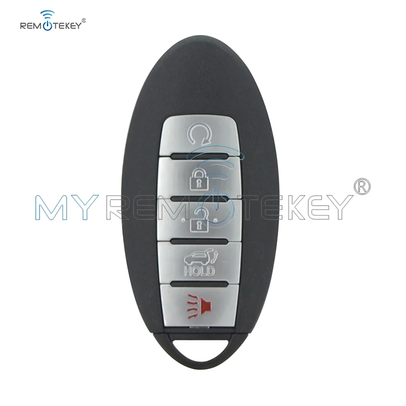 Remtekey S180144110 5 button 433mhz 4A chip KR5S180144106 285E3-6FL7B Smart car key for Nissan Rogue 2017 2018
Remtekey S180144110 5 button 433mhz 4A chip KR5S180144106 285E3-6FL7B Smart car key for Nissan Rogue 2017 2018
