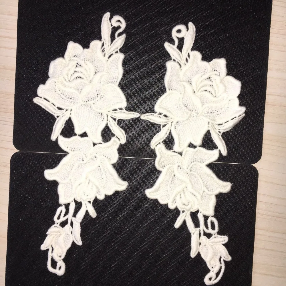1 Pair Light Beige Cotton Mirror Beautiful Flower Rose Lace Applique Sewing Embellishment in Pair
1 Pair Light Beige Cotton Mirror Beautiful Flower Rose Lace Applique Sewing Embellishment in Pair