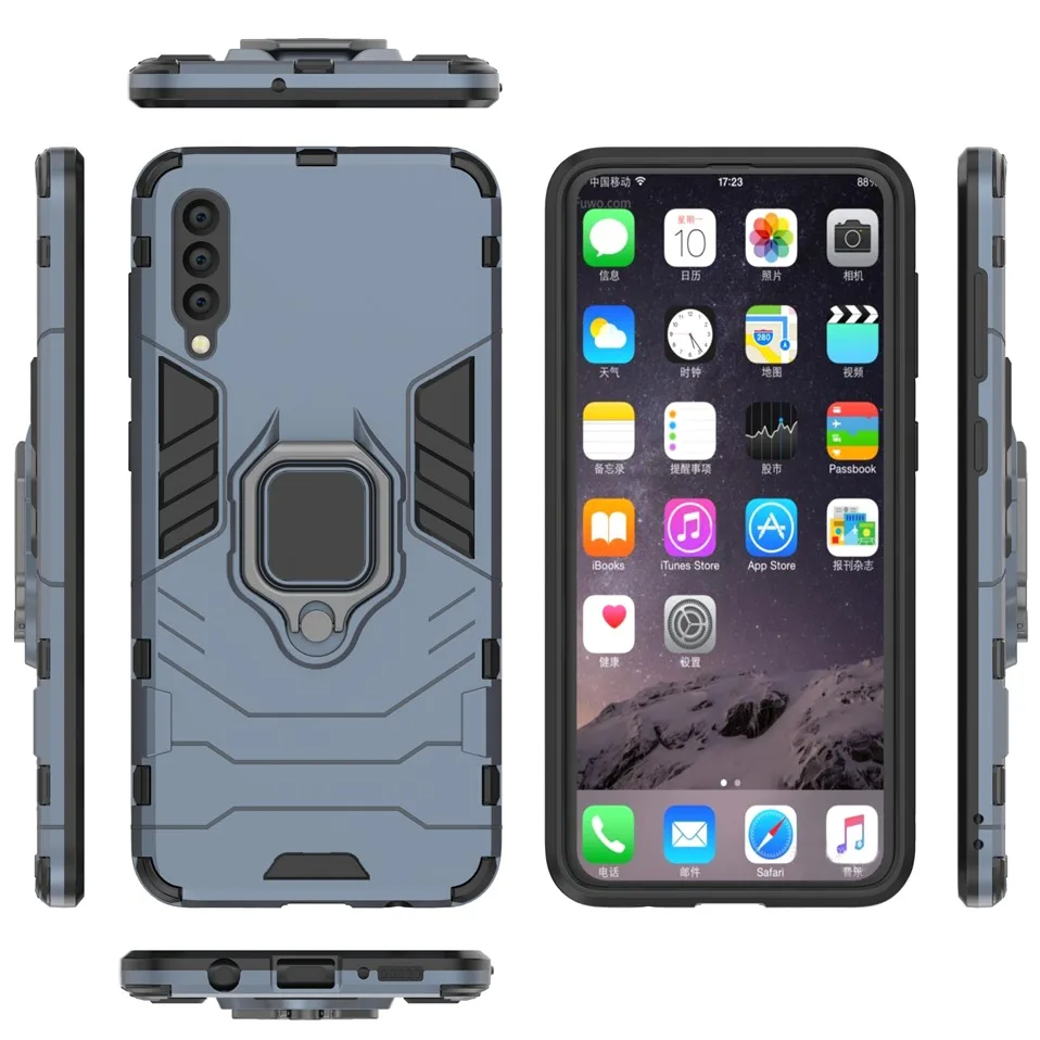 Ring Case For Samsung Galaxy A50 A30 A20 M10 M20 M30 Cover Case For Samsung S10 S9 S8 Lite Plus J4 J6 Prime A7 A8 A9 Plus 2018 (12)
