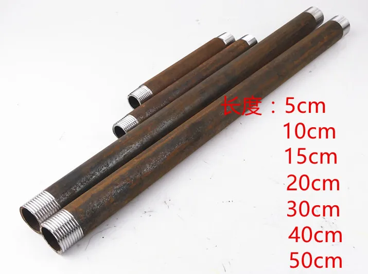 1/2" DN15 Malleable Iron Threaded Pipe For DIY Flange Fittings Furniture Bracket 5/10/15/20/25/30cm 3/4" DN20
1/2" DN15 Malleable Iron Threaded Pipe For DIY Flange Fittings Furniture Bracket 5/10/15/20/25/30cm 3/4" DN20