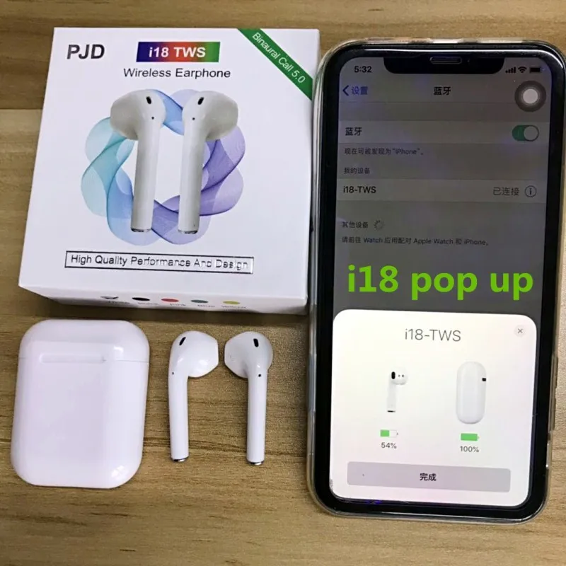 New i18 tws Mini Earphones Pop Up Window Touch Control with Mic Bluetooth 5.0 Headphones Stereo Sound VS i10 i11 i12 i14 tws
New i18 tws Mini Earphones Pop Up Window Touch Control with Mic Bluetooth 5.0 Headphones Stereo Sound VS i10 i11 i12 i14 tws