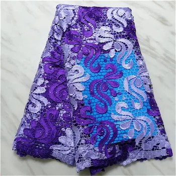High Quality African Lace Fabric 2017 Latest African Guipure Lace Purple Color Nigerian Guipure Lace Fabric
High Quality African Lace Fabric 2017 Latest African Guipure Lace Purple Color Nigerian Guipure Lace Fabric