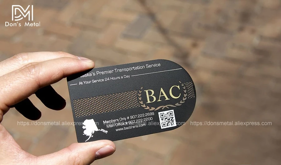 Custom metal card gold card business card hollow stainless steel business card metal business card membership card making