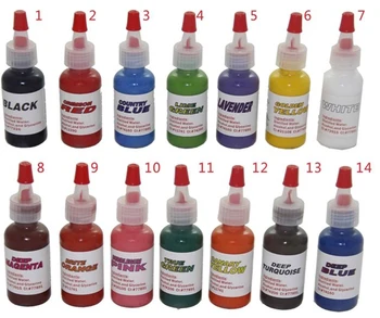 Tattoo ink kit tattoo pigment set 15ml (0.5OZ) Dragon huang 14 color set C121 free shipping
Tattoo ink kit tattoo pigment set 15ml (0.5OZ) Dragon huang 14 color set C121 free shipping