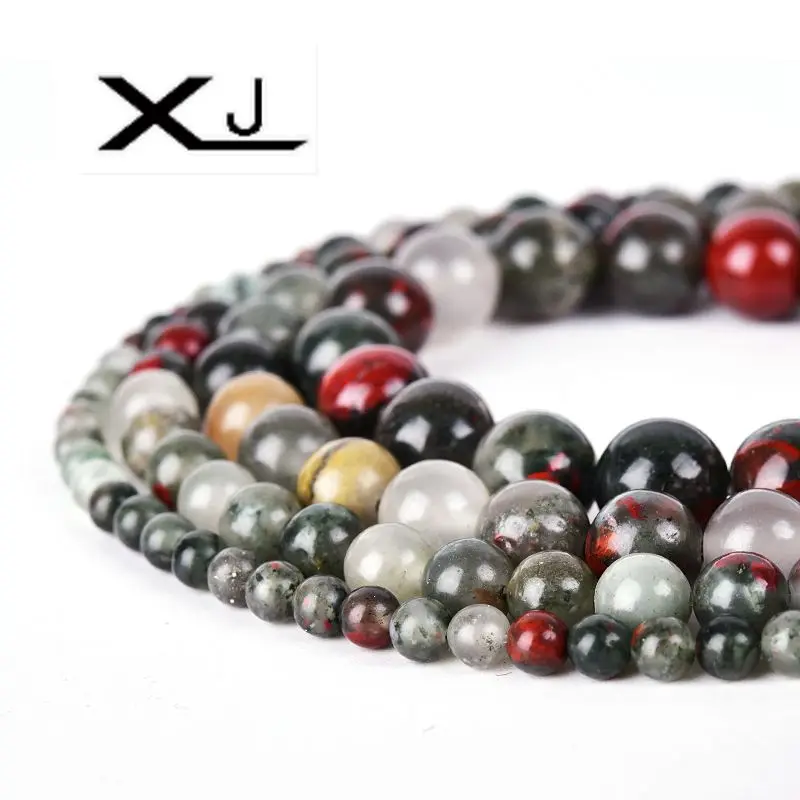 Natural African Blood Stone Round Loose Beads 4mm 6mm 8mm 10mm Pick Size Beads For Jewelry Making DIY Bracelet
Natural African Blood Stone Round Loose Beads 4mm 6mm 8mm 10mm Pick Size Beads For Jewelry Making DIY Bracelet