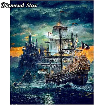 5d Diy Diamond Painting Pirate Ship Cross Stitch Full Square Diamond Embroidery beads mosaic Pattern wedding decoration
5d Diy Diamond Painting Pirate Ship Cross Stitch Full Square Diamond Embroidery beads mosaic Pattern wedding decoration