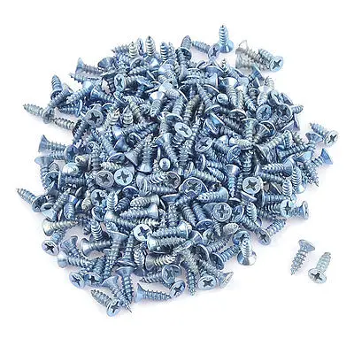 418 Pcs 3 x 10mm Blue Metallic Phillips Head Self Tapping Screws Bolts 
418 Pcs 3 x 10mm Blue Metallic Phillips Head Self Tapping Screws Bolts