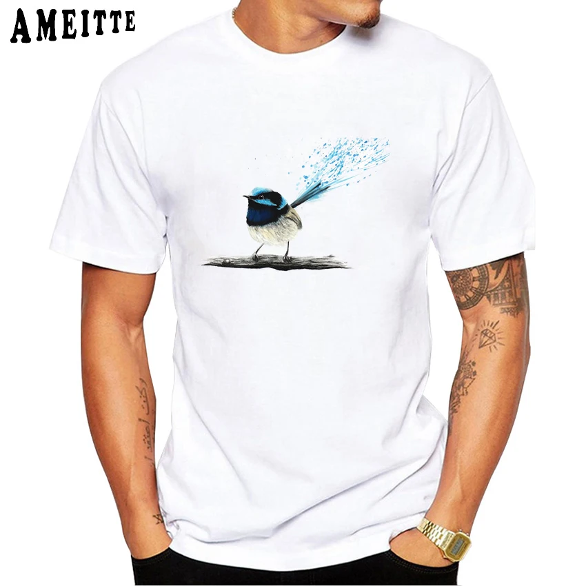 New Harajuku Afternoon Wren Design Summer Men t-shirt Funny Bird Blue Art Print T-Shirt Novelty Casual Tops Hipster Cool Boy Tee
New Harajuku Afternoon Wren Design Summer Men t-shirt Funny Bird Blue Art Print T-Shirt Novelty Casual Tops Hipster Cool Boy Tee