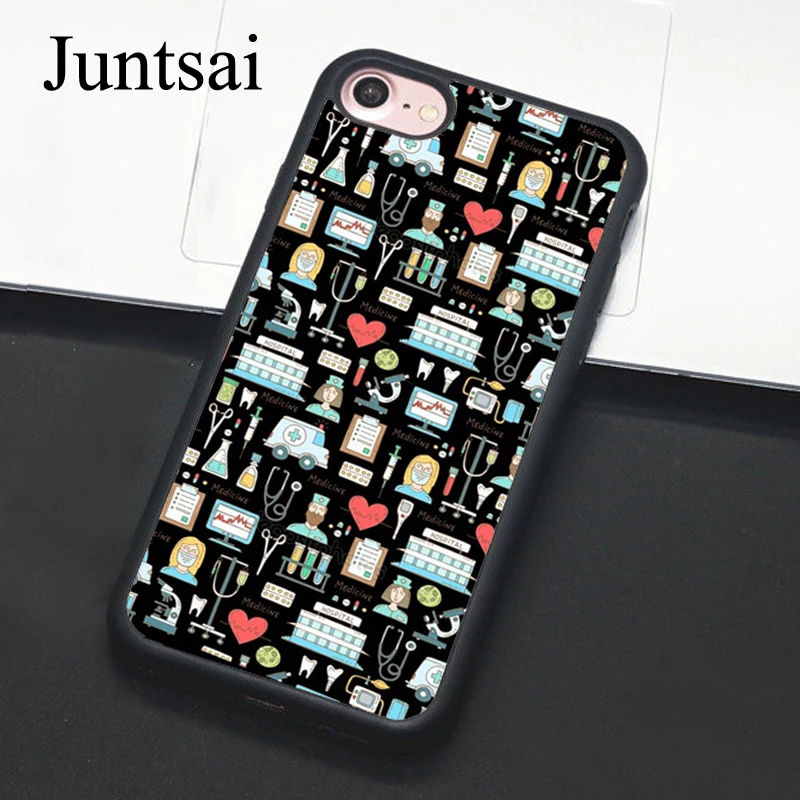 Juntsai Medical Assistant Nurse Phone Case For iPhone 7 6 6s Plus Full Back Cover Soft TPU Cases For iPhone7 8 Plus X 5 5s SE
Juntsai Medical Assistant Nurse Phone Case For iPhone 7 6 6s Plus Full Back Cover Soft TPU Cases For iPhone7 8 Plus X 5 5s SE