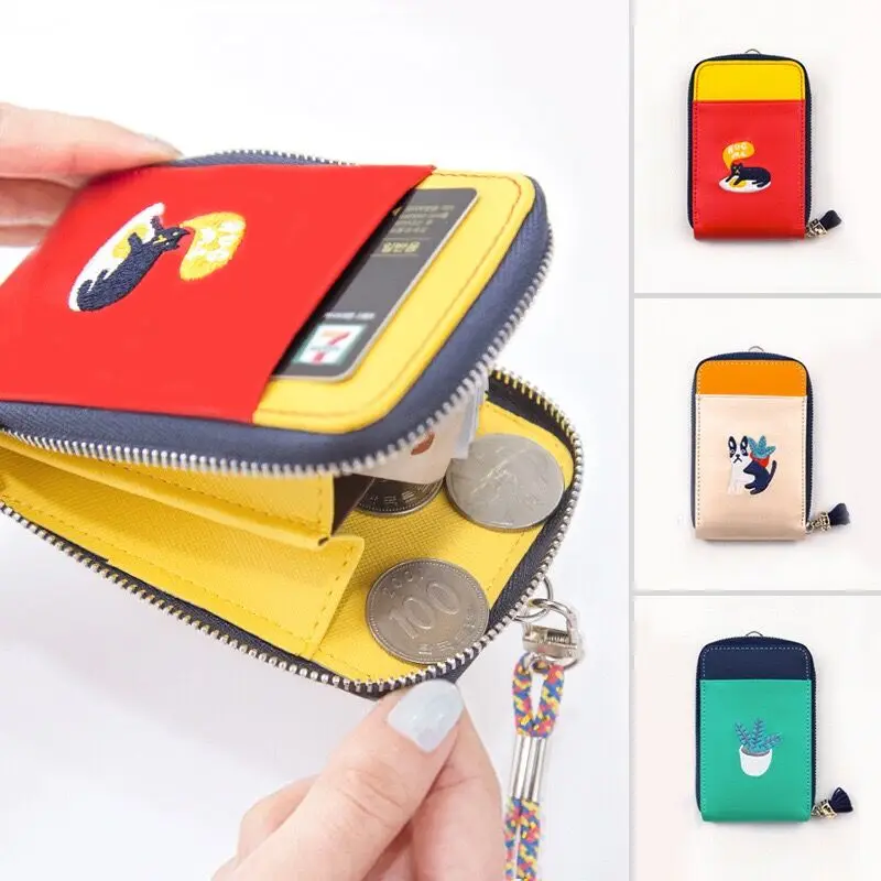 Cat Dog Plant cactus Printed Rope hanging around his neck Cute Small Mini Wallets Korea Design Girl Women Red Small Wallets Card
Cat Dog Plant cactus Printed Rope hanging around his neck Cute Small Mini Wallets Korea Design Girl Women Red Small Wallets Card