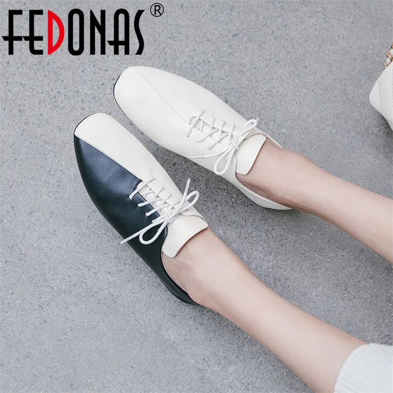 FEDONAS New Fashion Mixed Colors Genuine Leather Women Flats Concise Elegant Female Shoes 2019 Spring Autumn Shallow Loafers
FEDONAS New Fashion Mixed Colors Genuine Leather Women Flats Concise Elegant Female Shoes 2019 Spring Autumn Shallow Loafers