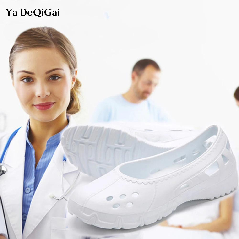 Doctor Nurse Surgical Shoes 2019 New Hollow Medical Shoes Women's Shoes Dental Hospital Lab Shoes Anti-static Autoclavable Clogs
Doctor Nurse Surgical Shoes 2019 New Hollow Medical Shoes Women's Shoes Dental Hospital Lab Shoes Anti-static Autoclavable Clogs