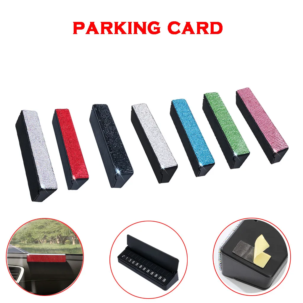 Diamond Crystal Hideable Temporary Car Parking Card Phone Number Card Plate Rhinestones Car Piano Creative Telephone Number Card
Diamond Crystal Hideable Temporary Car Parking Card Phone Number Card Plate Rhinestones Car Piano Creative Telephone Number Card