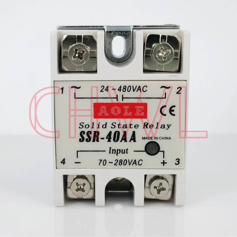 Newest 1pcs Solid State Relay Module SSR-40AA 40A /250V 50-250VAC Input 24-380VAC Output FREE SHIPPING
Newest 1pcs Solid State Relay Module SSR-40AA 40A /250V 50-250VAC Input 24-380VAC Output FREE SHIPPING