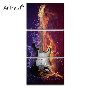 Abstract 3 Piece 3D Water and Fire Guitar Canvas Painting with Frame Home Decor Modular Poster Wall Art Picture for Living Room
Abstract 3 Piece 3D Water and Fire Guitar Canvas Painting with Frame Home Decor Modular Poster Wall Art Picture for Living Room