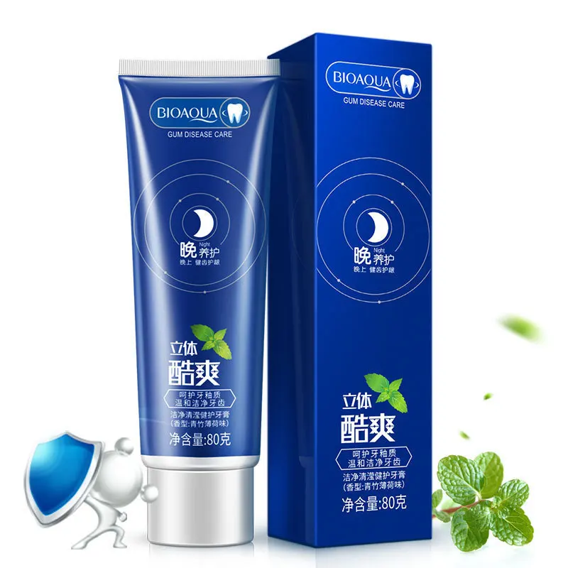 

BIOAQUA Natural Mint Essence Oral Hygiene Care Sleeping Toothpaste Cleaning Oral Whitening Teeth Cleaning Teeth And Gums Care