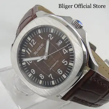 Dress Automatic Men's Watch Silver Color Case Date Window Wristwatch 39mm Earth Grid Luminous
Dress Automatic Men's Watch Silver Color Case Date Window Wristwatch 39mm Earth Grid Luminous