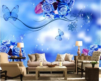 beibehang papel de parede Custom high silk cloth wallpaper Blue enchantress sofa background wall wallpaper for walls 3 d
beibehang papel de parede Custom high silk cloth wallpaper Blue enchantress sofa background wall wallpaper for walls 3 d