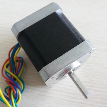 Nema17 for 1.7A, (17HM8401/0.9 deg) 2phase hybrid stepper motor 42N.cm, 48mm length, 2-Phases 4wires,0.9 degree Stepper Motor
Nema17 for 1.7A, (17HM8401/0.9 deg) 2phase hybrid stepper motor 42N.cm, 48mm length, 2-Phases 4wires,0.9 degree Stepper Motor