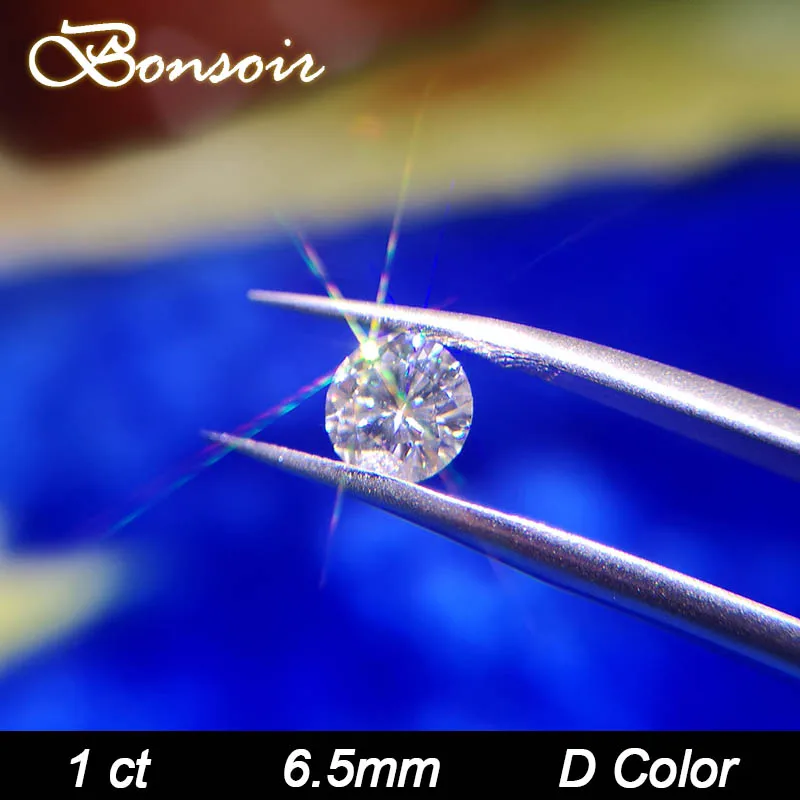 ORMOSIA 1 Carat 1 ct loose Moissanite 6.5mm Grade D Color Wedding Engagement Ring Material
ORMOSIA 1 Carat 1 ct loose Moissanite 6.5mm Grade D Color Wedding Engagement Ring Material