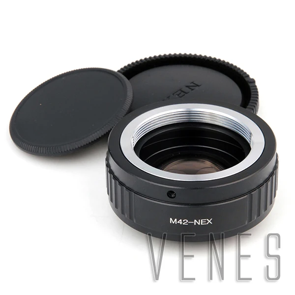 VENES M42 lens to NEX Focal Reducer Speed Booster, Adapter ring for Sony E Mount Camera NEX A6000 A3000 3N 6 5R
VENES M42 lens to NEX Focal Reducer Speed Booster, Adapter ring for Sony E Mount Camera NEX A6000 A3000 3N 6 5R