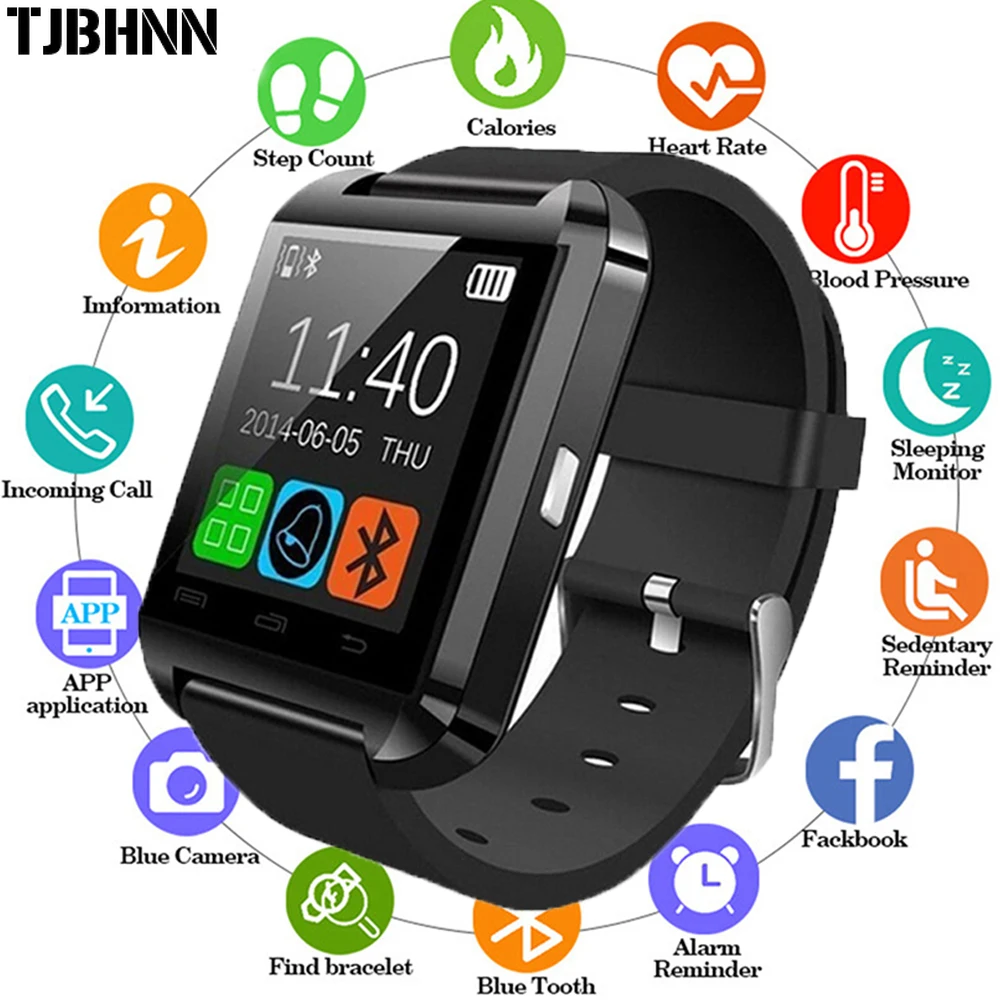 New Smartwatch Bluetooth Smart Watch U8 For iPhone IOS Android Smart Phone Wear Clock Wearable Device men fashion 
New Smartwatch Bluetooth Smart Watch U8 For iPhone IOS Android Smart Phone Wear Clock Wearable Device men fashion