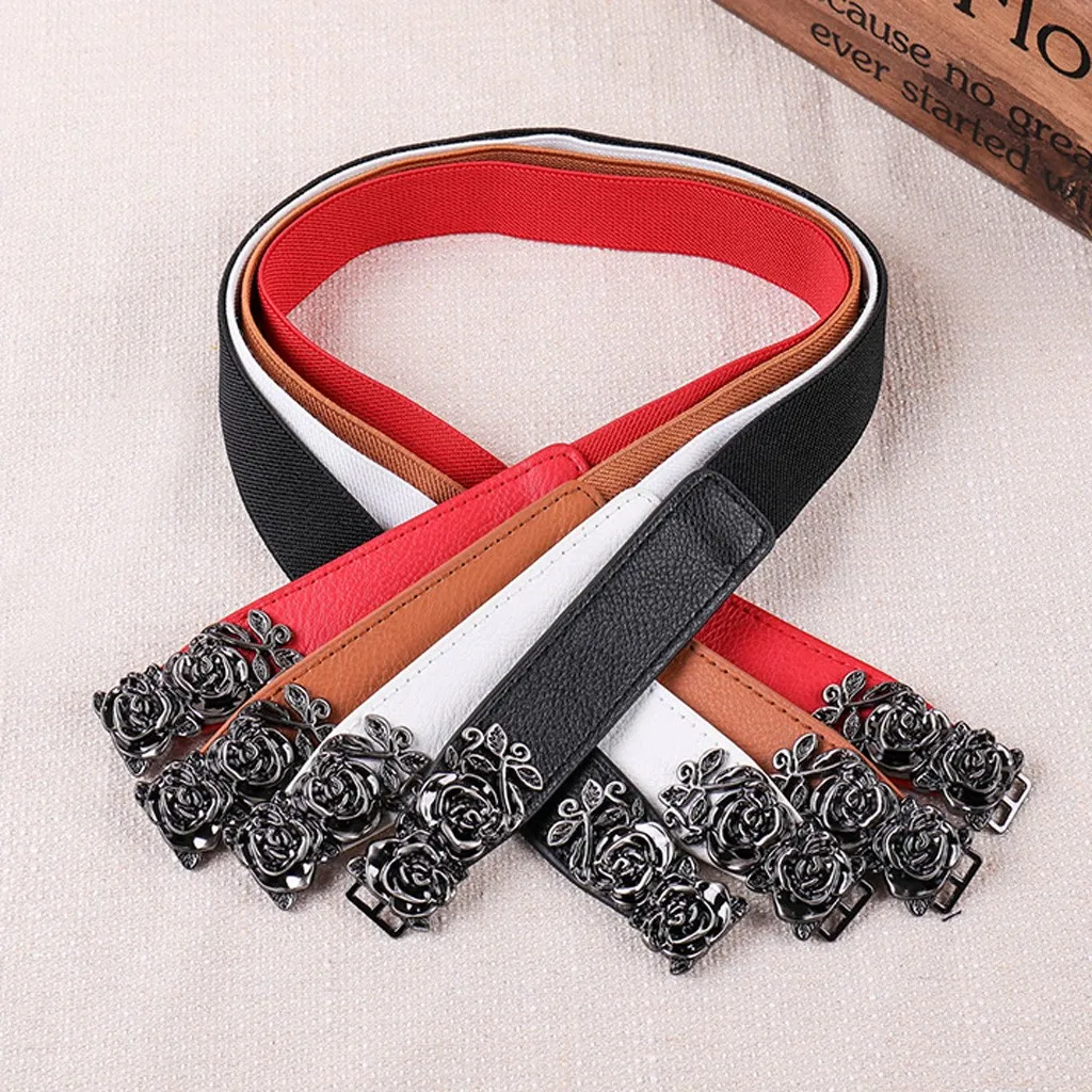 SAGACE Women Wide Elastic Waist Belt Dress Belt Accessories Stretch Elastic Wide Corset Waist Metal Buckle New Fashion
SAGACE Women Wide Elastic Waist Belt Dress Belt Accessories Stretch Elastic Wide Corset Waist Metal Buckle New Fashion