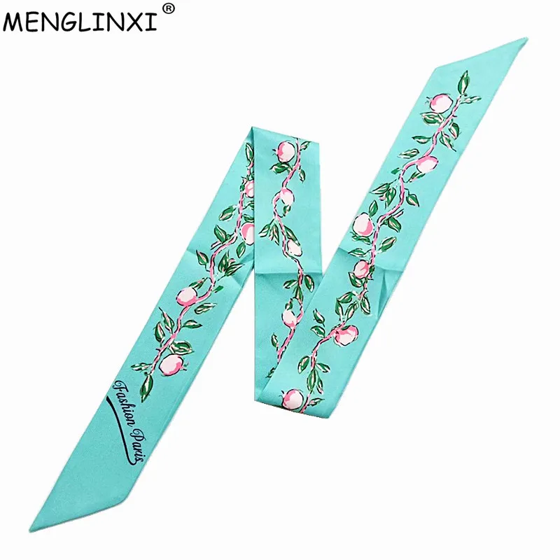 Peach Print Bag Scarf Silk 2020 New Luxury Brand Skinny Scarf For Women Head Scarf Long Handle Bag Scarves Wraps
Peach Print Bag Scarf Silk 2020 New Luxury Brand Skinny Scarf For Women Head Scarf Long Handle Bag Scarves Wraps