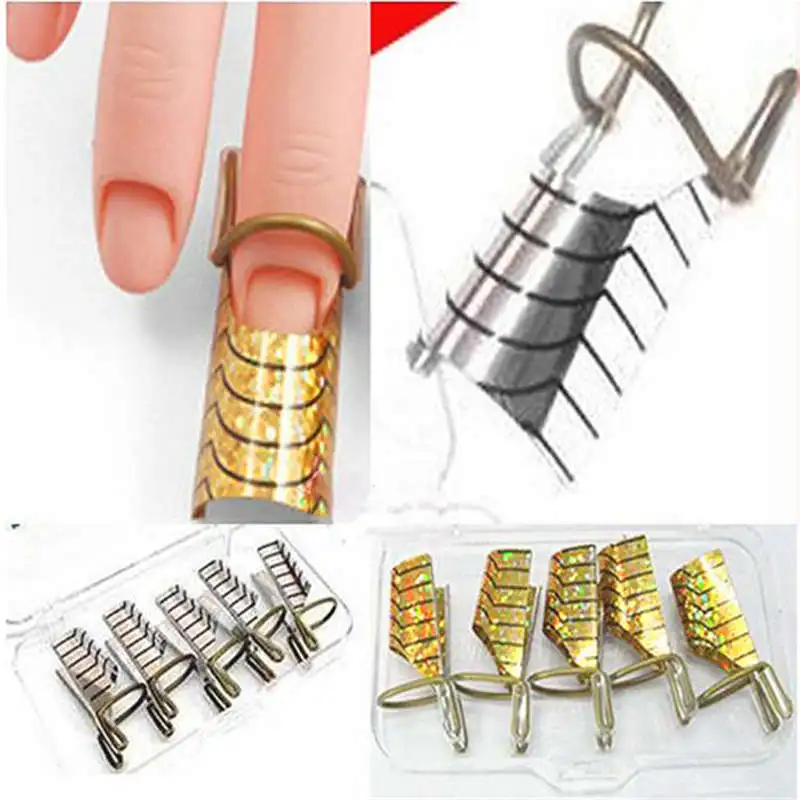 maquiagem 5Pcs Reusable UV Gel Acrylic French Tips Nail Art Extension Guide Form Tool
maquiagem 5Pcs Reusable UV Gel Acrylic French Tips Nail Art Extension Guide Form Tool