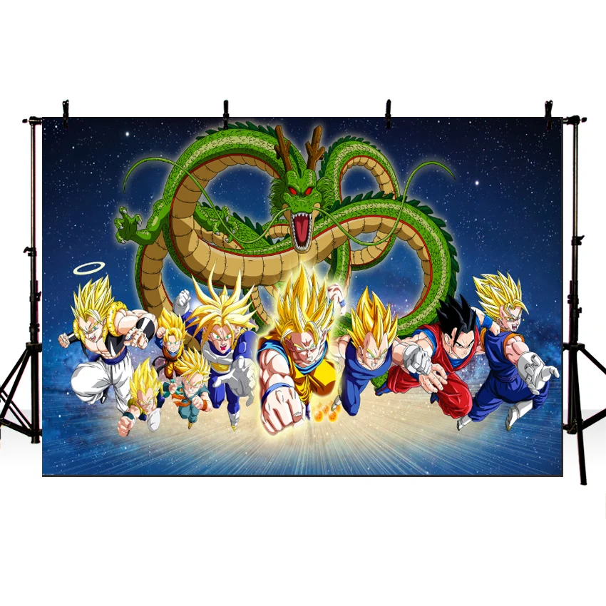 MEHOFOTO Photography Backdrop Dragon Ball Kakarotto Goku Custom Photo Background Children Birthday Party Bakdrop Prop Photocall
MEHOFOTO Photography Backdrop Dragon Ball Kakarotto Goku Custom Photo Background Children Birthday Party Bakdrop Prop Photocall