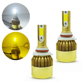 White Golden Yellow C6 COB H1 H7 H8 H9 H11 H3 LED Fog Lights Switchable 6000K 3000K Replacement Bulbs
White Golden Yellow C6 COB H1 H7 H8 H9 H11 H3 LED Fog Lights Switchable 6000K 3000K Replacement Bulbs