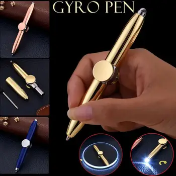 3 Color Finger Gyro Spinner Multi-Function Gyroscope Pen Decompression Light Ball Pen Shape Relieve Stress Pack In Box
3 Color Finger Gyro Spinner Multi-Function Gyroscope Pen Decompression Light Ball Pen Shape Relieve Stress Pack In Box