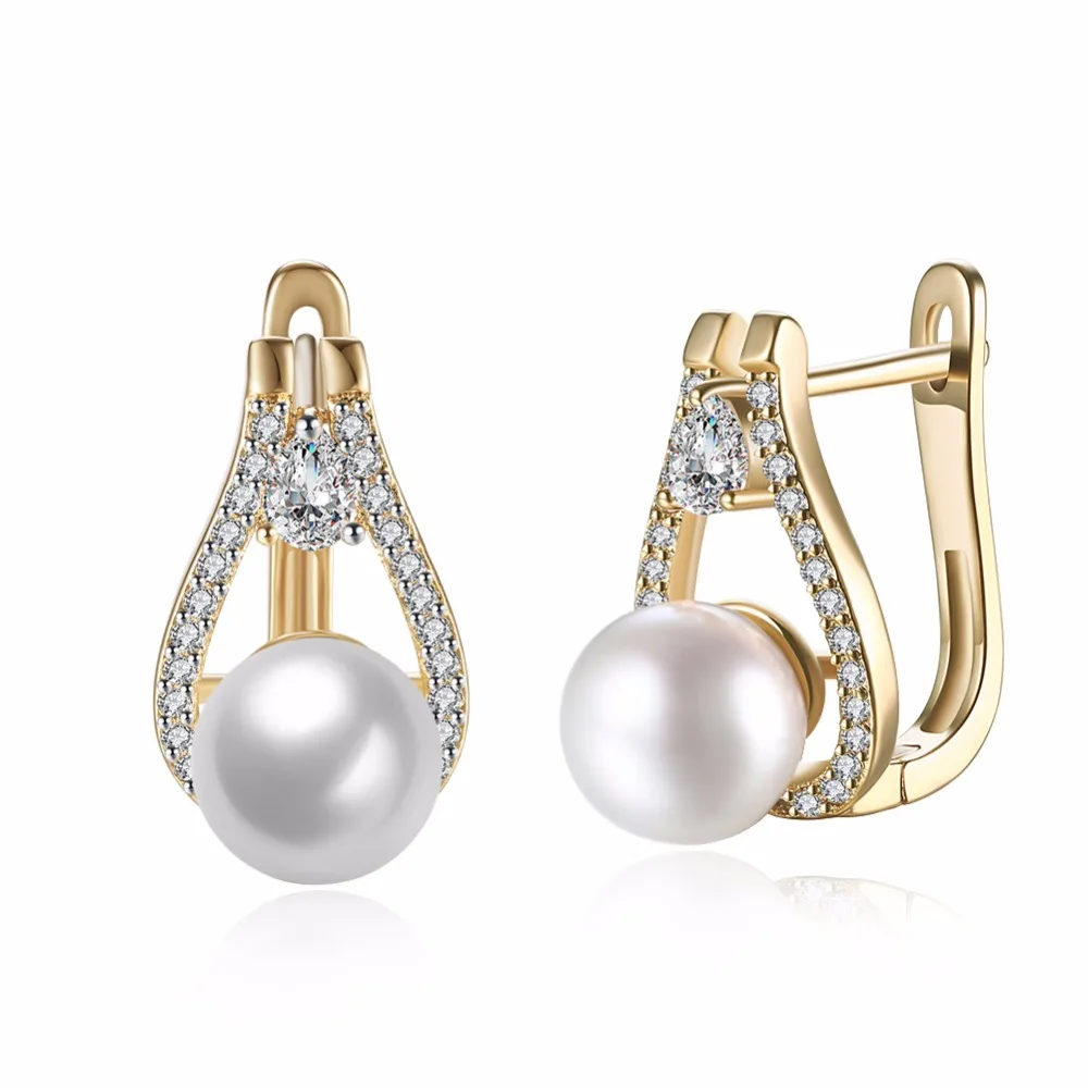 New Personality Cubic Zircon Ladies Earrings Imitation Pearl Stud Earrings For Women Jewelry Accessories High Quality Wholesale
New Personality Cubic Zircon Ladies Earrings Imitation Pearl Stud Earrings For Women Jewelry Accessories High Quality Wholesale