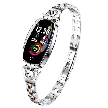 H8 HR Smart Band Women Girl Smartwatch Bracelet Fashion Wear Stainless Steel Strap Jewel Watch Business Formal Silver
H8 HR Smart Band Women Girl Smartwatch Bracelet Fashion Wear Stainless Steel Strap Jewel Watch Business Formal Silver