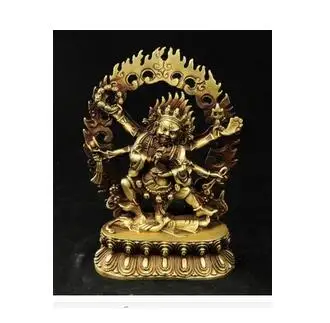 collecting OLD copper Elaborate Old crafts Brass Exquisite Buddhist Vajra 6 Arms Mahakala Buddha Statue ,for Protect Pray
collecting OLD copper Elaborate Old crafts Brass Exquisite Buddhist Vajra 6 Arms Mahakala Buddha Statue ,for Protect Pray