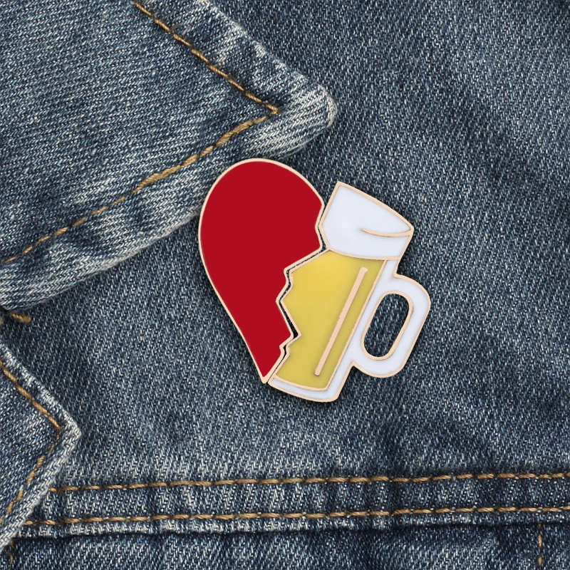 2 pcs/set Enamel Pin Men Women shirt badge fashion brooch wholesale fashion heart-shaped semi-circle bag metal accessories gift
2 pcs/set Enamel Pin Men Women shirt badge fashion brooch wholesale fashion heart-shaped semi-circle bag metal accessories gift
