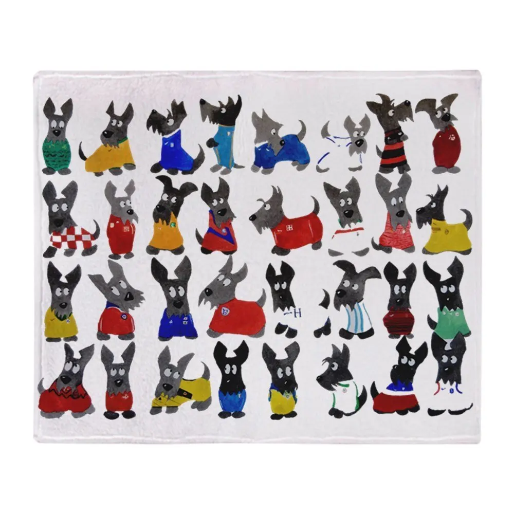 Scottie Dog 'World Cup' Soft Fleece Throw Blanket Soft Flannel Blanket to on for the sofa/Bed/Car Portable Plaids
Scottie Dog 'World Cup' Soft Fleece Throw Blanket Soft Flannel Blanket to on for the sofa/Bed/Car Portable Plaids