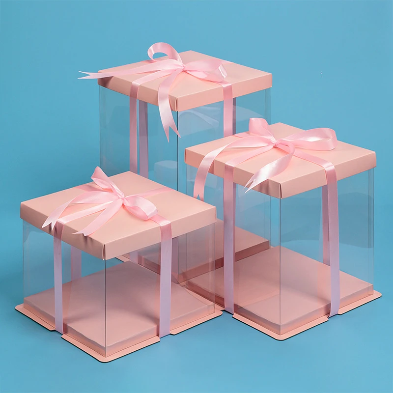 6/8/10inch Cake Box Lovely Baked Packing Tools Food Grade PET Dessert Packing Box Coffee Shop Transparency Takeaway Birthday Box
6/8/10inch Cake Box Lovely Baked Packing Tools Food Grade PET Dessert Packing Box Coffee Shop Transparency Takeaway Birthday Box