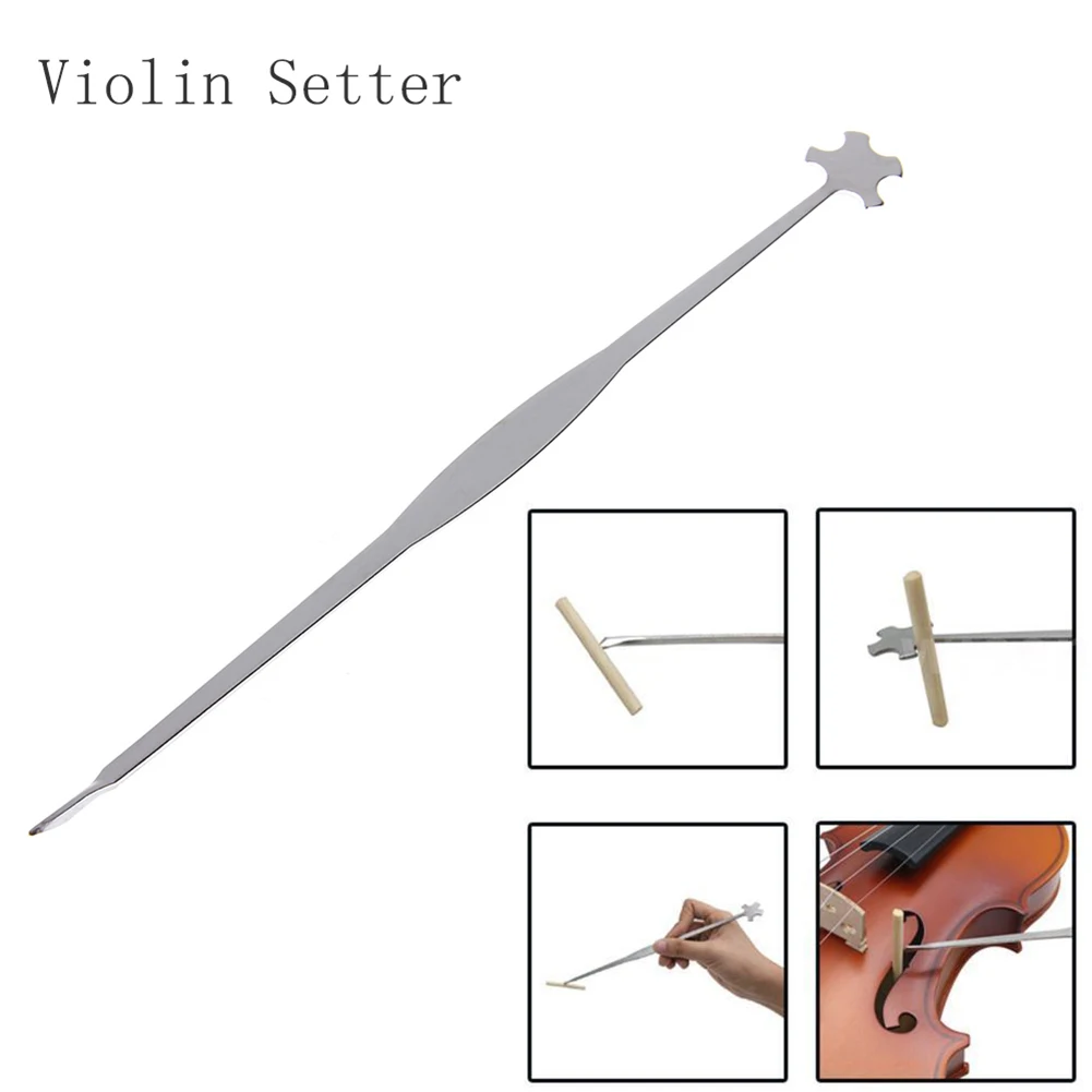 Violin / Viola Sound Post Setter Repair Tool Kit S Style Silver Durable 24.5 cm Violin / Viola Sound Post Setter
Violin / Viola Sound Post Setter Repair Tool Kit S Style Silver Durable 24.5 cm Violin / Viola Sound Post Setter